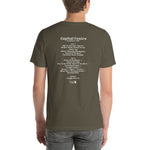 1993 - 03/18 - Grateful Dead at Capital Centre, Unisex Set List T-Shirt