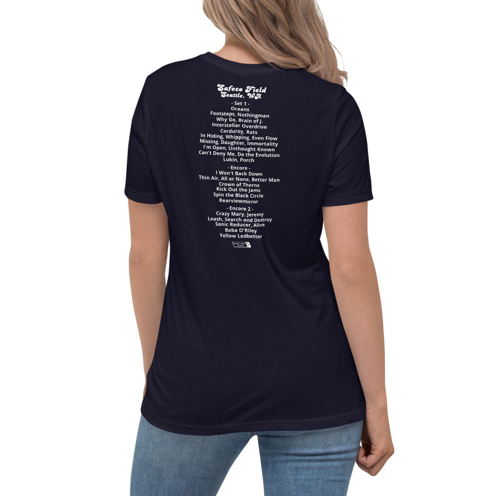 2018 - 08/08 - Pearl Jam at Safeco Field, Ladies Set List T-Shirt – Set  List Tees