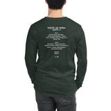 1997 - 12/11 - Phish at Rochester War Memorial - Long Sleeve Set List T-Shirt