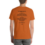 2010 - 08/06 - Phish at The Greek Theatre, Cassette Unisex Set List T-Shirt