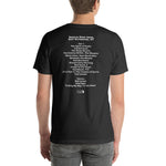 1984 - 09/29 - Rush at Brendan Byrne Arena, Cassette Unisex Set List T-Shirt