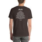 1970 - 10/31 - Grateful Dead at SUNY, Unisex Set List T-Shirt