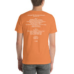 1994 - 11/04 - Phish at Onondaga War Memorial Auditorium, Unisex Set List T-Shirt