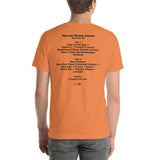 1993 - 09/22 - Grateful Dead at Madison Square Garden, 'Cassette' Unisex Set List T-Shirt