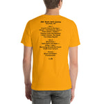 1999 - 07/15 - Phish at PNC Bank Arts Center, Cassette Unisex Set List T-Shirt