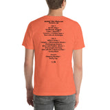1998 - 07/21 - Phish at Desert Sky Pavilion, Cassette Unisex Set List T-Shirt