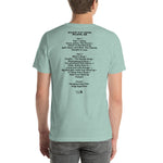 1994 - 10/25 - Phish at Atlanta Civic Center, Cassette Unisex Set List T-Shirt