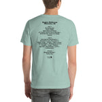 1994 - 06/17 - Phish at Eagles Ballroom, Fish on Tramp Unisex Set List T-Shirt