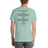 1993 - 09/22 - Grateful Dead at Madison Square Garden, 'Cassette' Unisex Set List T-Shirt