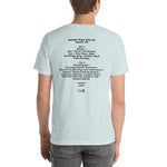 1996 - 08/14 - Phish at Hershey Park Stadium Unisex Set List T-Shirt