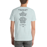 1995 - 06/20 - Phish at Blossom Music Center, Cassette Unisex Set List T-Shirt