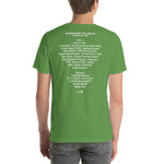 1990 - 03/06 - Rush at Riverfront Coliseum, Cassette Unisex Set List T-Shirt