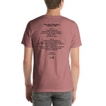 1995 - 11/09 - Phish at The Fox Theatre, Fish on Tramp Unisex Set List T-Shirt