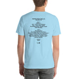 1996 - 08/14 - Phish at Hershey Park Stadium Unisex Set List T-Shirt