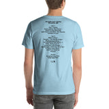 1994 - 10/25 - Phish at Atlanta Civic Center, Cassette Unisex Set List T-Shirt