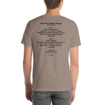 1993 - 09/22 - Grateful Dead at Madison Square Garden, 'Cassette' Unisex Set List T-Shirt