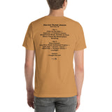 1993 - 09/22 - Grateful Dead at Madison Square Garden, 'Cassette' Unisex Set List T-Shirt