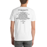 1981 - 05/15 - Rush at Glens Falls Civic Center, Cassette Unisex Set List T-Shirt