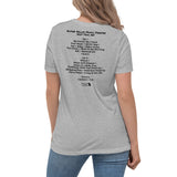 1996 - 08/10 - Phish at Alpine Valley Music Theatre, Women's Cassette Setlist T-Shirt