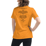 2016 - 09/02 - Phish at Dick's Sporting Goods Arena, Ladies Set List T-Shirt