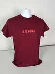 2004 - 08/10 - Phish at Tweeter Center, Unisex Set List T-Shirt