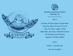 1972 - 08/25 - Grateful Dead at Berkeley Community Theatre, Unisex Set List T-Shirt