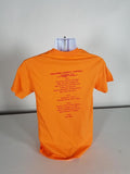 1999 - 07/18 - Phish at Oswego County Airport, Unisex Set List T-Shirt