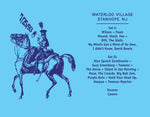 1993 - 07/25 - Phish at Waterloo Village, Unisex Set List T-Shirt