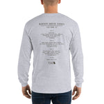 2013 - 12/31 - Phish at Madison Square Garden, Long Sleeve Set List T-shirt