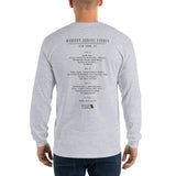 2013 - 12/31 - Phish at Madison Square Garden, Long Sleeve Set List T-shirt