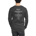 1989 - 07/12 - Grateful Dead at RFK Stadium, Long Sleeve Set List T-Shirt