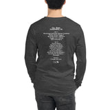 1994 - 06/08 - Grateful Dead at Cal Expo, Long Sleeve Set List T-Shirt