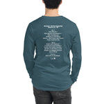 2018 - 10/24 - Phish at Ascend Amphitheater, Long Sleeve Set List T-Shirt
