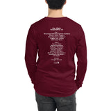 1994 - 06/08 - Grateful Dead at Cal Expo, Long Sleeve Set List T-Shirt