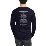 2018 - 10/24 - Phish at Ascend Amphitheater, Long Sleeve Set List T-Shirt