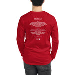 1989 - 07/12 - Grateful Dead at RFK Stadium, Long Sleeve Set List T-Shirt