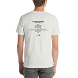 1972 - 06/30 - Garcia & Saunders at Keystone Korner, 'Cassette' Unisex Set List T-Shirt