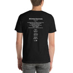 1989 - 07/29 - Metallica at Allentown Fairgrounds, Unisex Set List T-Shirt