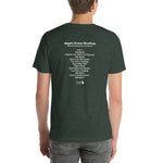 1969 - 01/30 - The Beatles at Apple Corps Rooftop, Unisex Set List T-Shirt