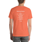 1969 - 01/30 - The Beatles at Apple Corps Rooftop, Unisex Set List T-Shirt