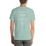 1994 - 11/03 - Phish at Mullins Center UMASS, Unisex Set List T-Shirt