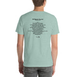 1989 - 07/04 - The Allman Brothers Band at Waterloo Village, 'Cassette' Unisex Set List T-Shirt