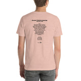 2013 - 09/01 - Dave Matthews Band at The Gorge, 'Cassette' Unisex Set List T-Shirt