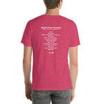 1969 - 01/30 - The Beatles at Apple Corps Rooftop, Unisex Set List T-Shirt