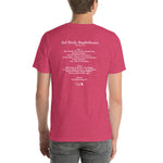 1995 - 06/09 - Phish at Red Rocks, Unisex Set List T-Shirt