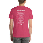 2014 - 03/07 - Avett Brothers at Barclay's Center, Unisex Set List T-Shirt