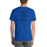 2011 - 08/05 - Phish at the Gorge Amphitheatre, 'Cassette' Unisex Set List T-Shirt