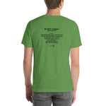 1989 - 12/29 - Phish at 23 East Cabaret, 'Cassette' Unisex Set List T-Shirt