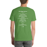 2014 - 03/07 - Avett Brothers at Barclay's Center, Unisex Set List T-Shirt