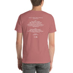 2012 - 07/03 - Phish at Nikon at Jones Beach Theater, Unisex Set List T-Shirt